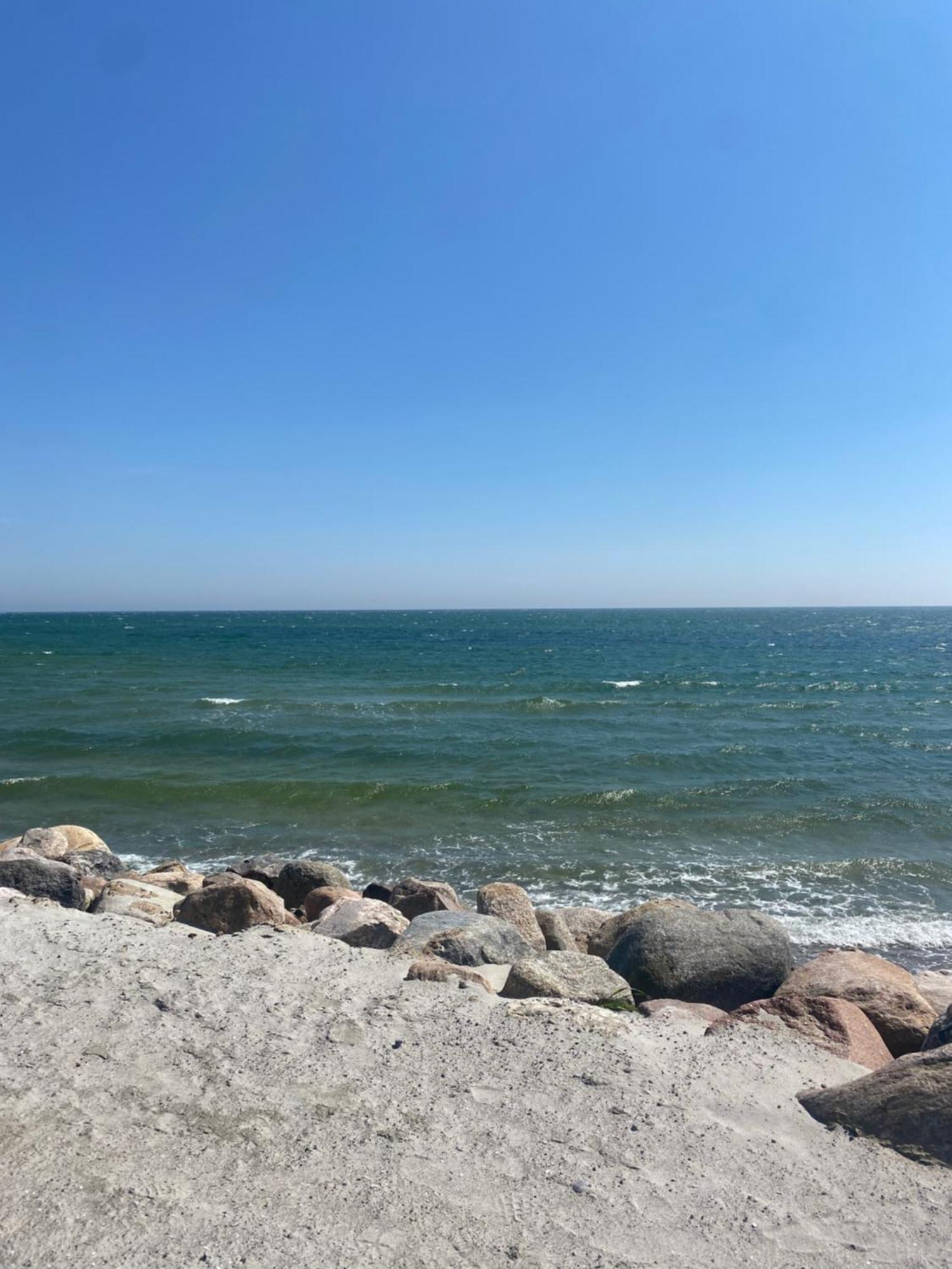 Wohnwagen Auf Dem Wulfenerhals Ca 150M Bis Zum Meer Fehmarn Exterior foto